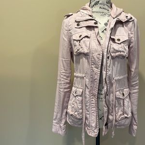 Design Lab Lord & Taylor Pink Zip Up Jacket, XS